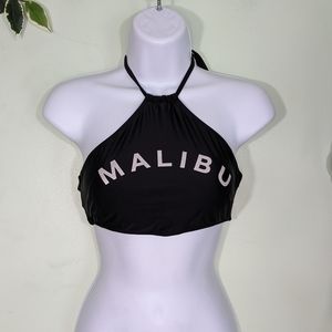 5/$18 L.A. Hearts Malibu High Neckline Bikini Top